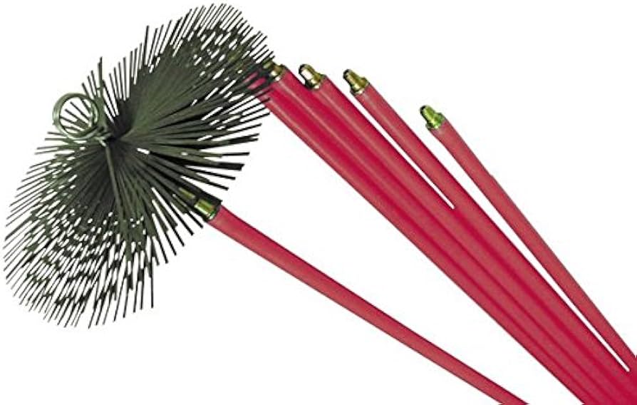 KIT BROSSE DE RAMONAGE POUR CHEMINÉE Ø 250 mm