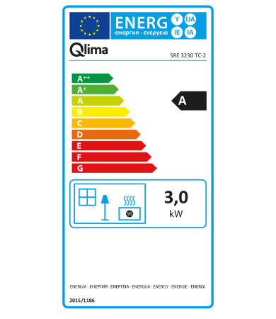 POÊLE À COMBUSTIBLE LIQUIDE « SRE3230TC-2 » 1,08-3,10 Kw