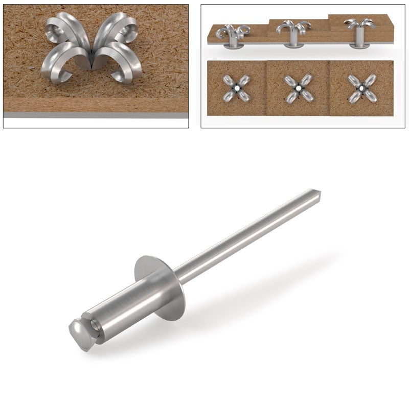 RIVETTO A STRAPPO 'GRAF' 4,8x16 mm