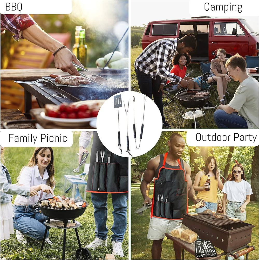 BARBECUE-SET 3-TLG. CARDINALE