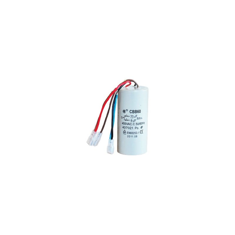CONDENSATEUR DE REMPLACEMENT POUR « TIRATUTTO » Mod. 200 - 22 - 6 µF ± 5 %