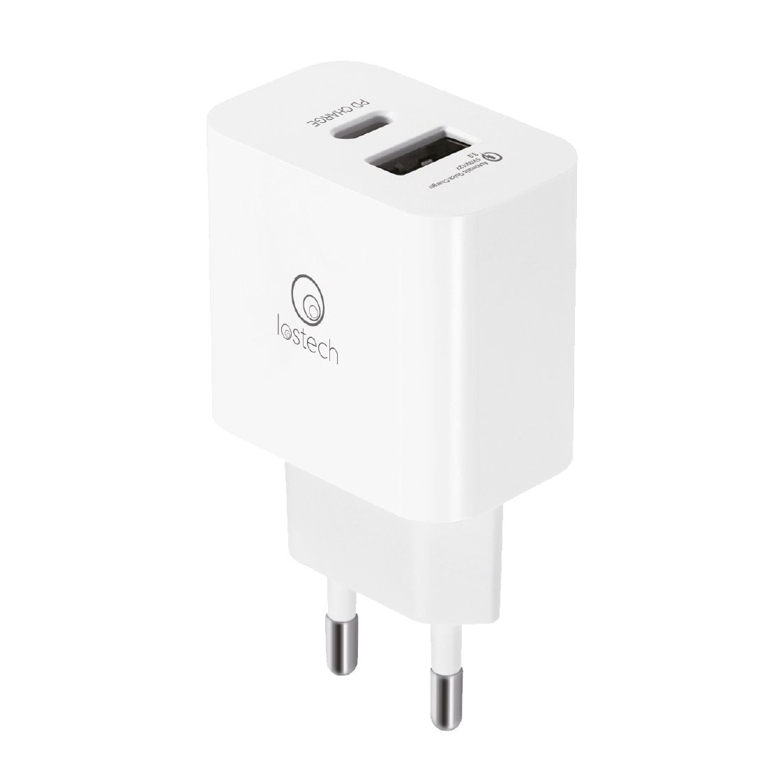 CHARGEUR RAPIDE LOSTECH Connexion USB-C et Lightning