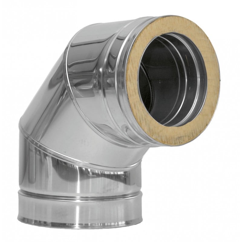 Doppelwandiger 90°-Bogen Ø 200/250 mm