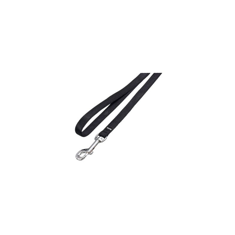 LAISSE POUR CHIENS 'DAYTONA G' 25 mm x 120 cm - Couleur Noir