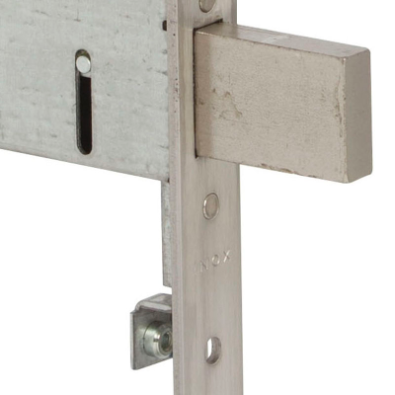 Einsteckschloss mit Doppelbartschlüssel für Bänder Art. 57358 CISA E90 - Gehäuse 185x78 mm