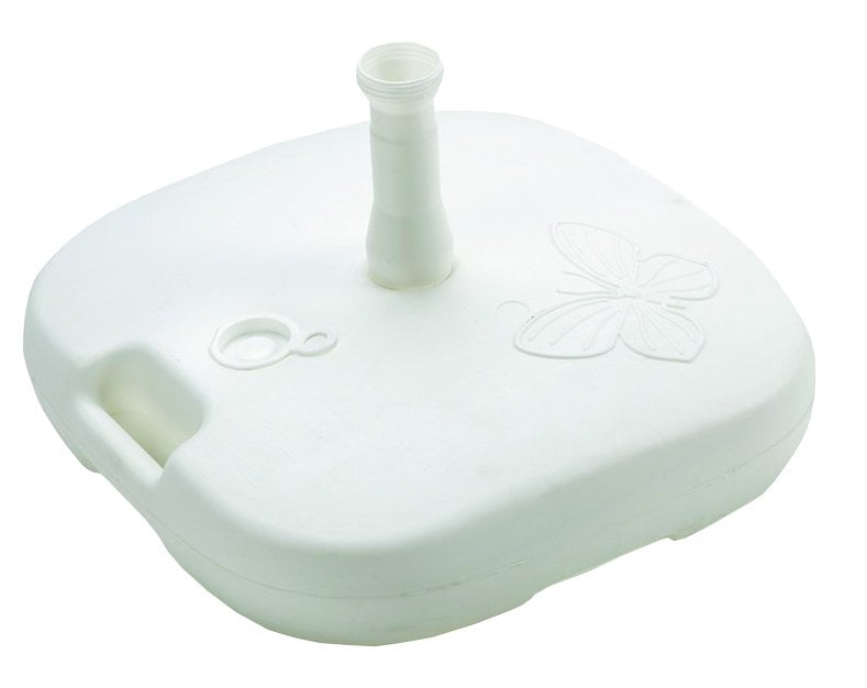 BASE PER OMBRELLONE 44x44x12h cm - Colore Bianco