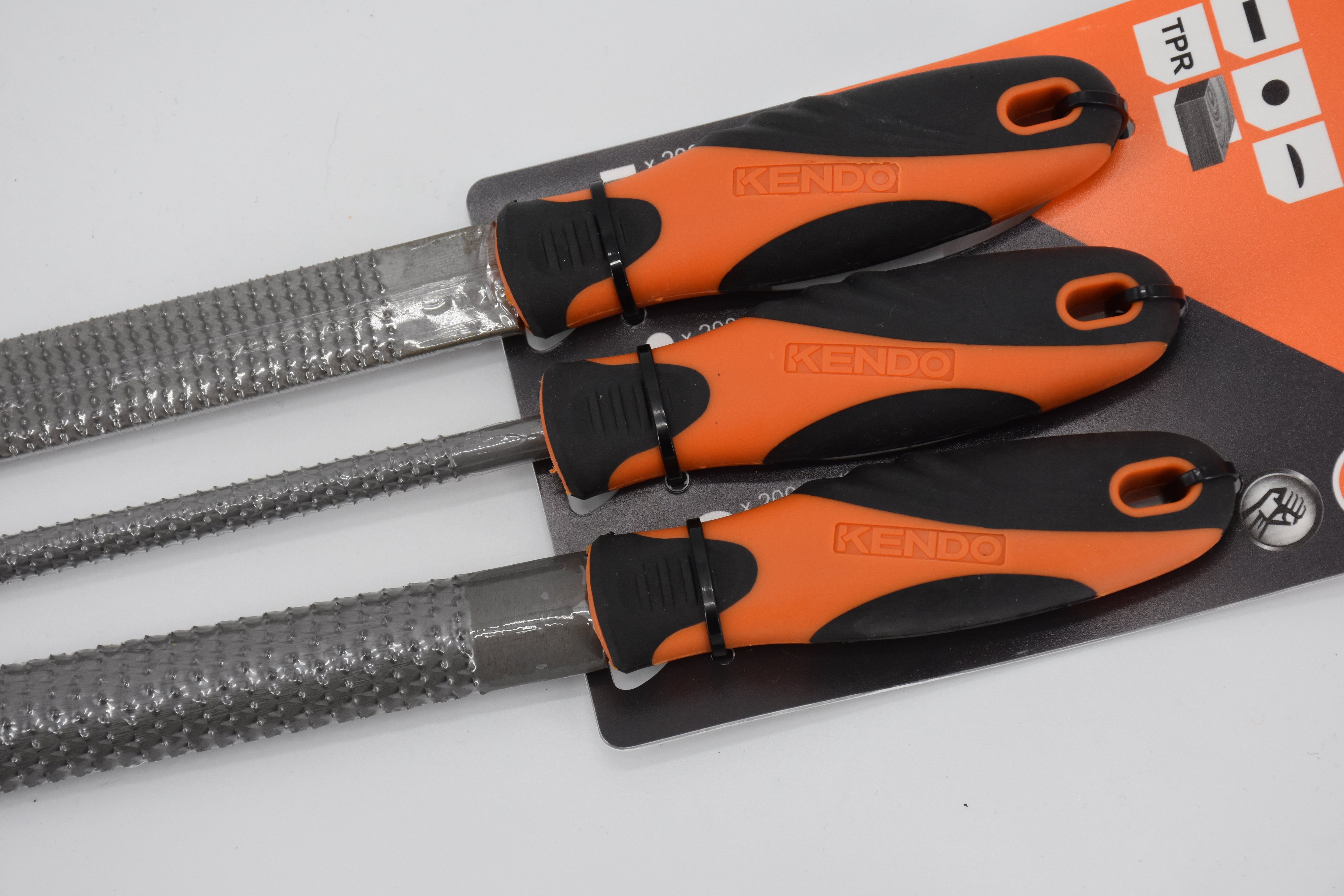 SET RASPE MANICATE KENDO 200 mm - confezione 3 pezzi