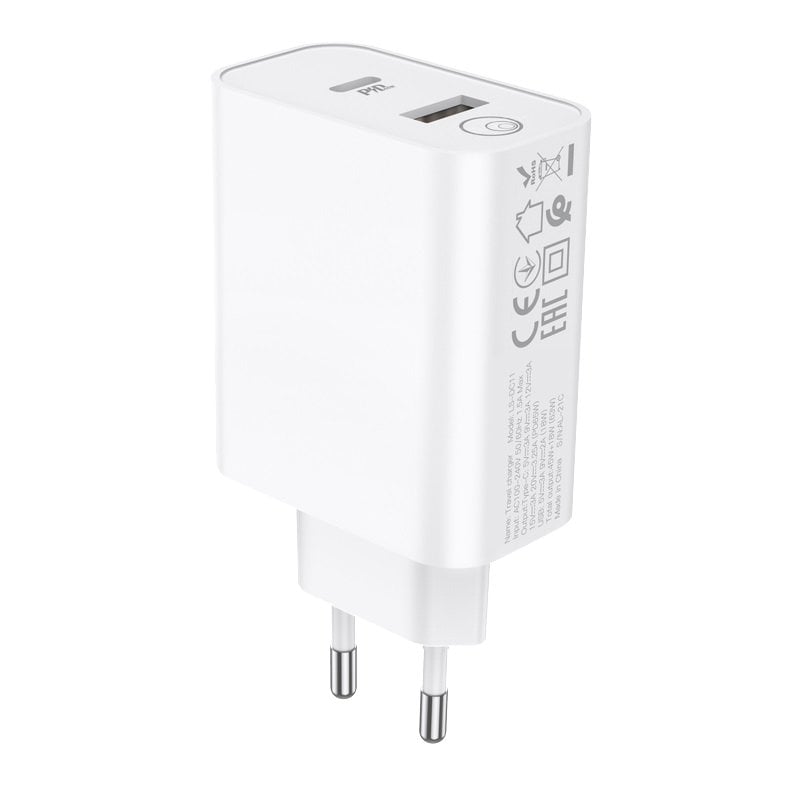 CHARGEUR ULTRA-RAPIDE LOSTECH Connecteur USB-C et Lightning