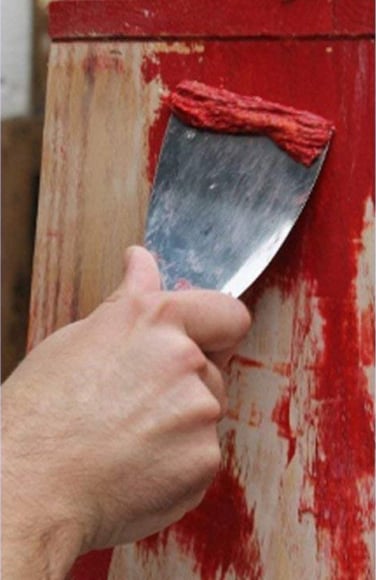 SPATULE MANCHE BOIS CARDINAL 40 mm