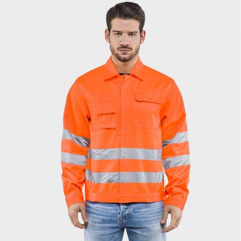 BLOUSON HAUTE VISIBILITÉ Taille L - Couleur Orange