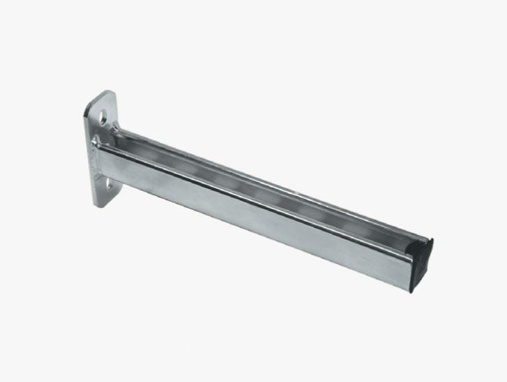 ÉTAGÈRE MURALE SOUDÉE EN PROFILÉ 38x40x200 mm (platine 130x50x6 mm)