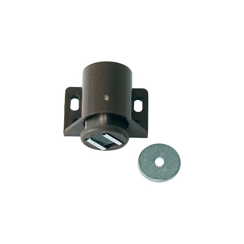 CHIUSURA MAGNETICA TONDA 30x30 mm - Bianca