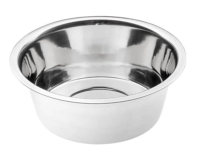 CIOTOLA IN ACCIAIO INOX PER CANI E GATTI 'ORION' Ø cm 25x8,9h - 2,8 lt