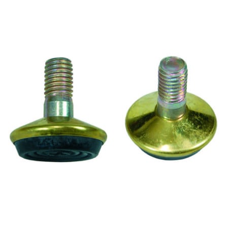 PIED RÉGLABLE EN ACIER Ø 32 mm M8 - Nickelé