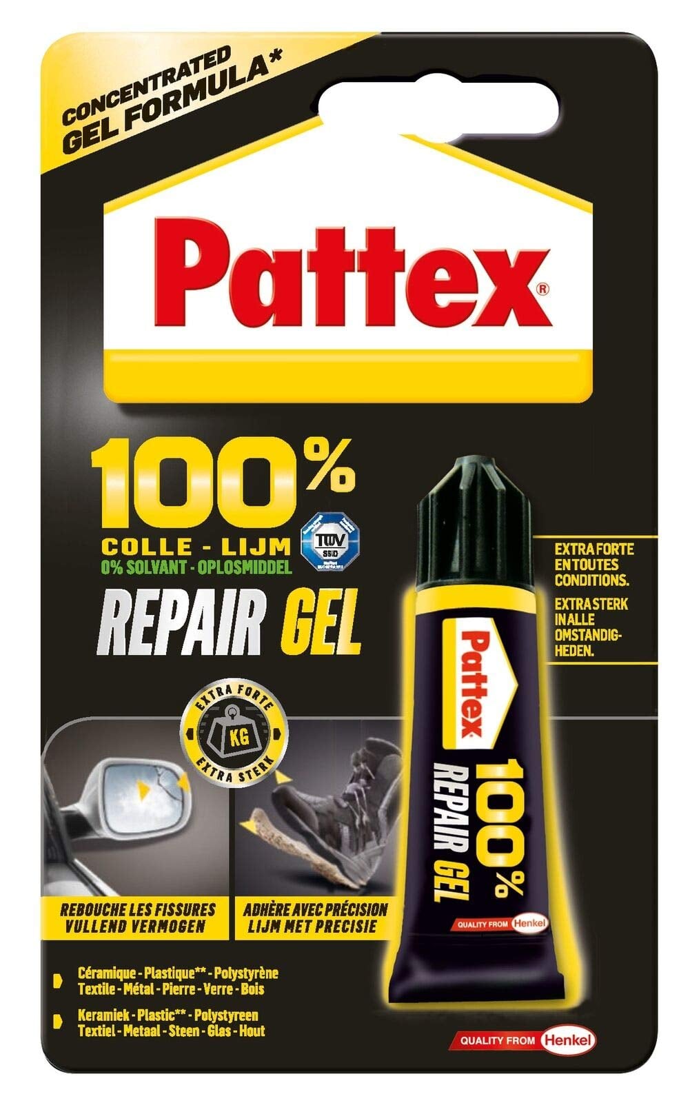 COLLA 'PATTEX 100% REPAIR GEL' 20 gr