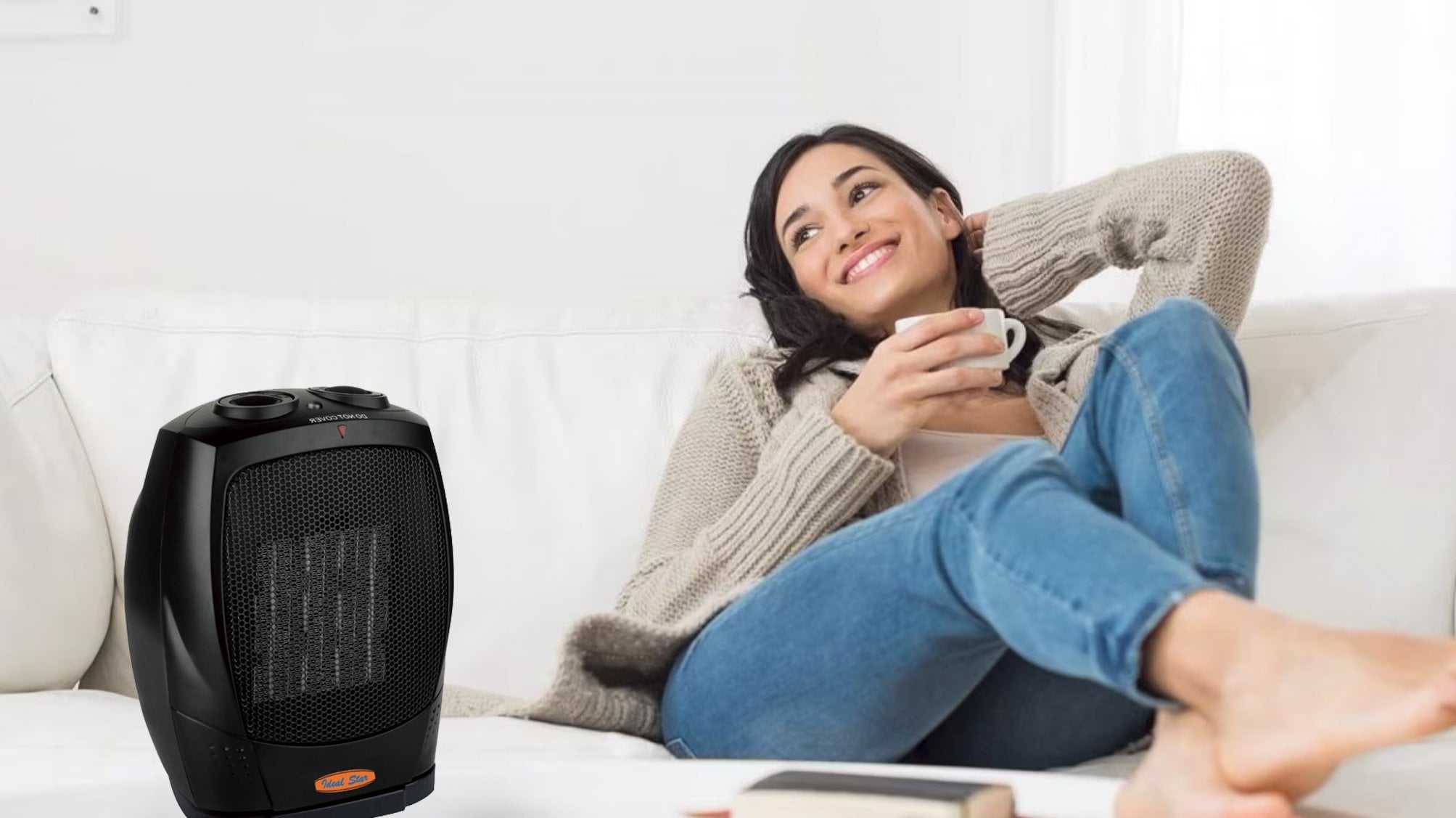 KERAMIK-HEIZLÜFTER, SCHWENKBAR 750/1500 Watt