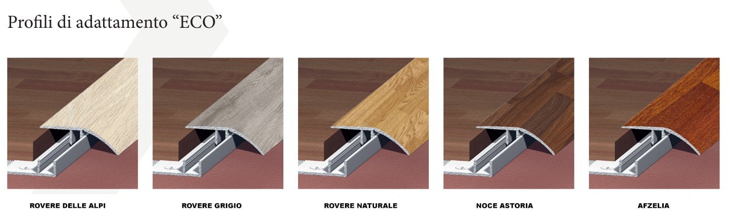 PROFILO DI ADATTAMENTO 'ECO' Colore Afzelia