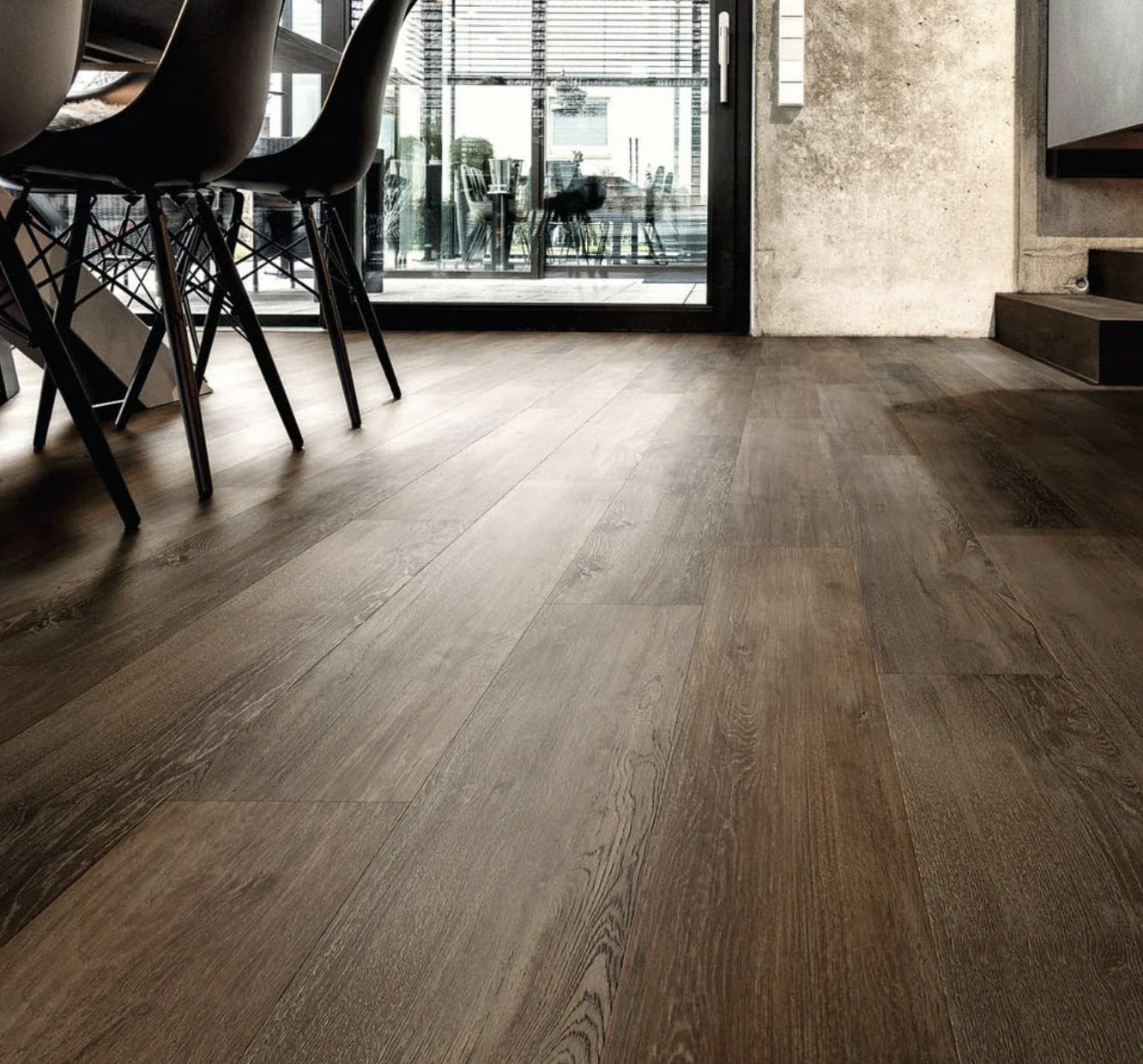 PAVIMENTO IN SPC 'COMFY' Colore Rovere grigio