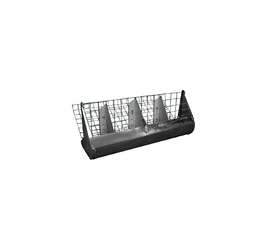 MANGEOIRE POUR LAPINS AVEC RÂTELIER À FOIN 39 cm