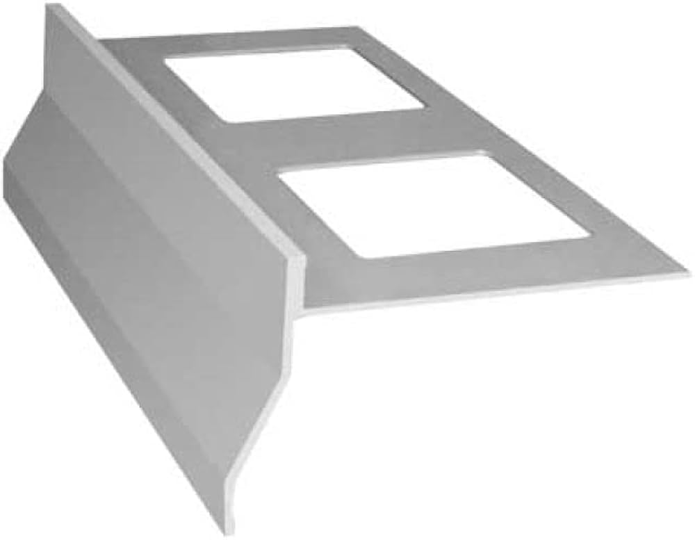 GOCCIOLATOIO PER BALCONI E TERRAZZE 'NOR'  Colore grigio - barra mt 2,70