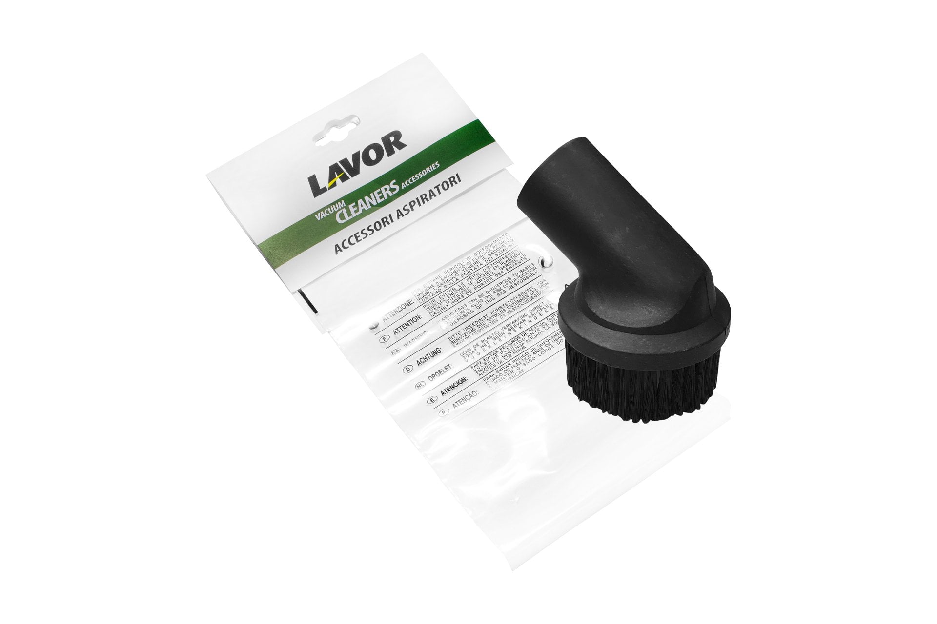 BROSSE RONDE AVEC SOIES POUR ASPIRATEUR 'LAVOR' Ø 35 mm