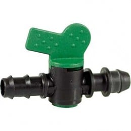 VENTIL MIT GUMMIANSCHLUSSSTÜCK/-SCHLAUCHANSCHLUSS 'VDP' Ø 16 mm
