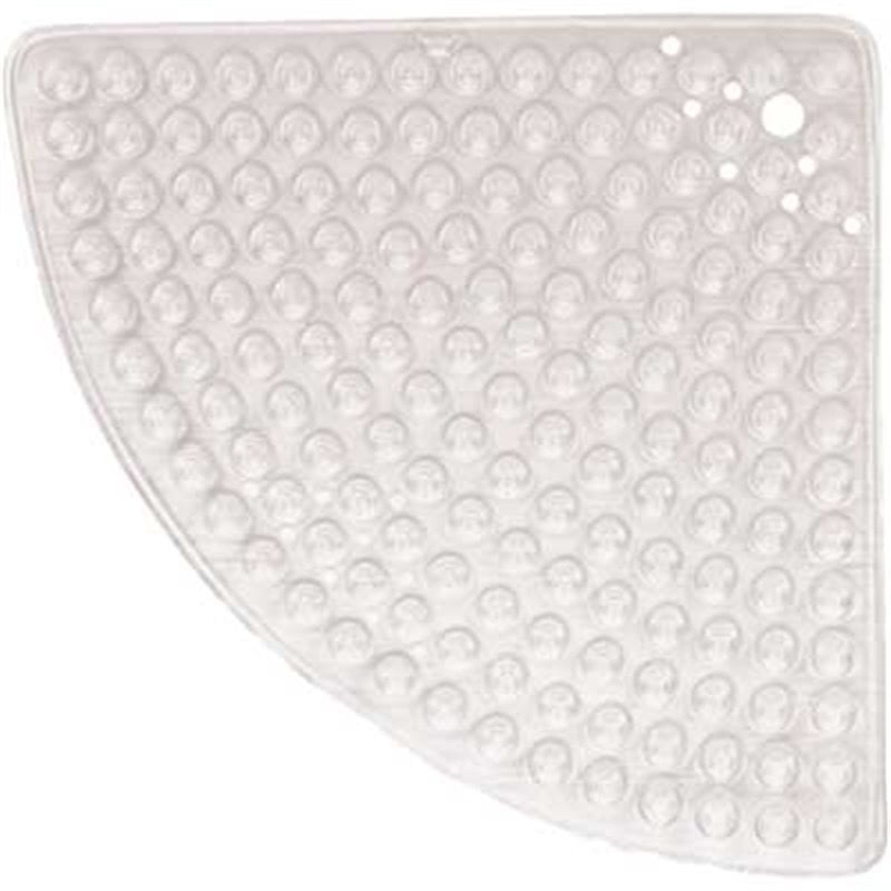 TAPIS DE DOUCHE SEMI-CIRCULAIRE 60x60 cm - Transparent