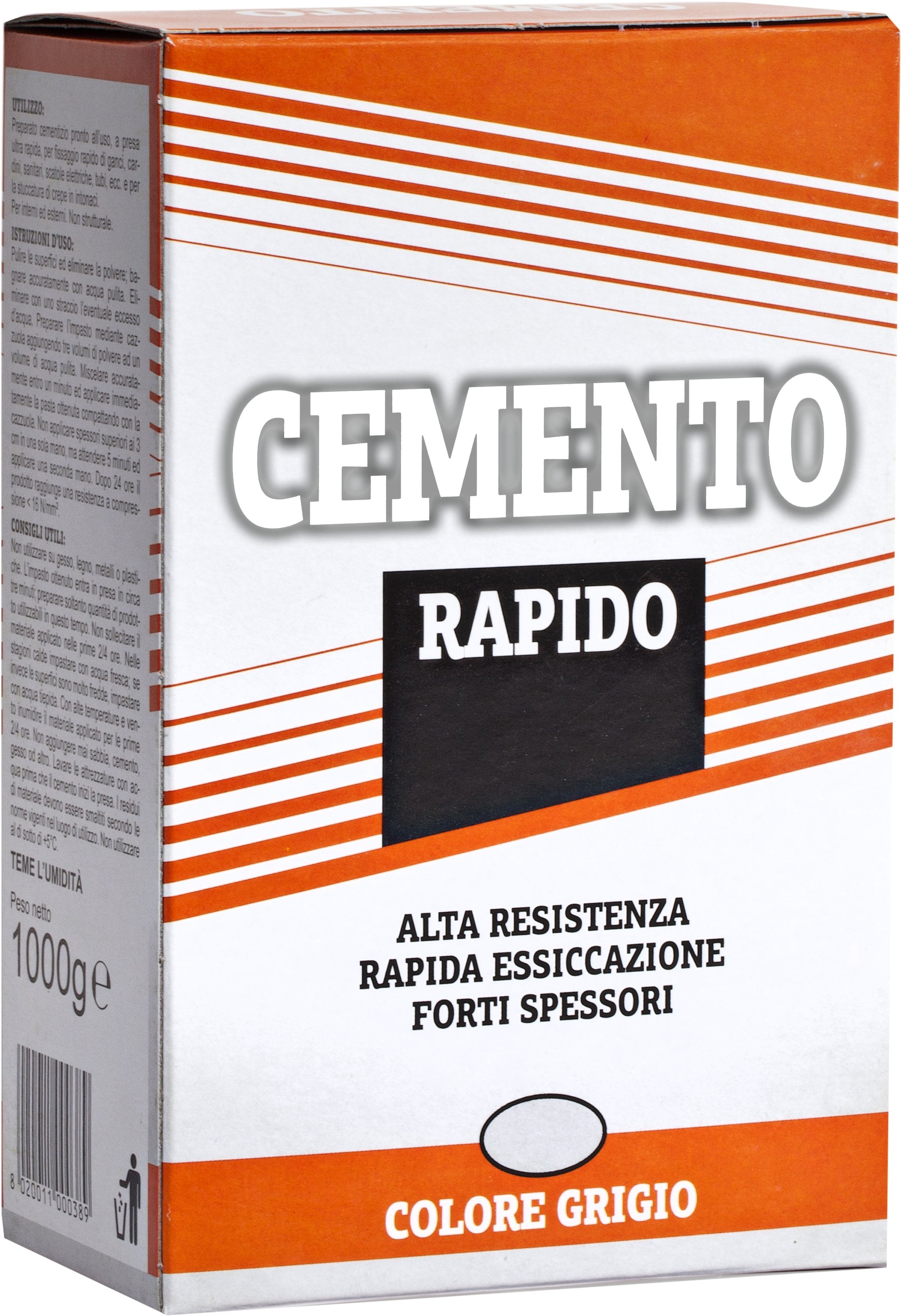 CEMENTO RAPIDO GRIGIO 1 kg