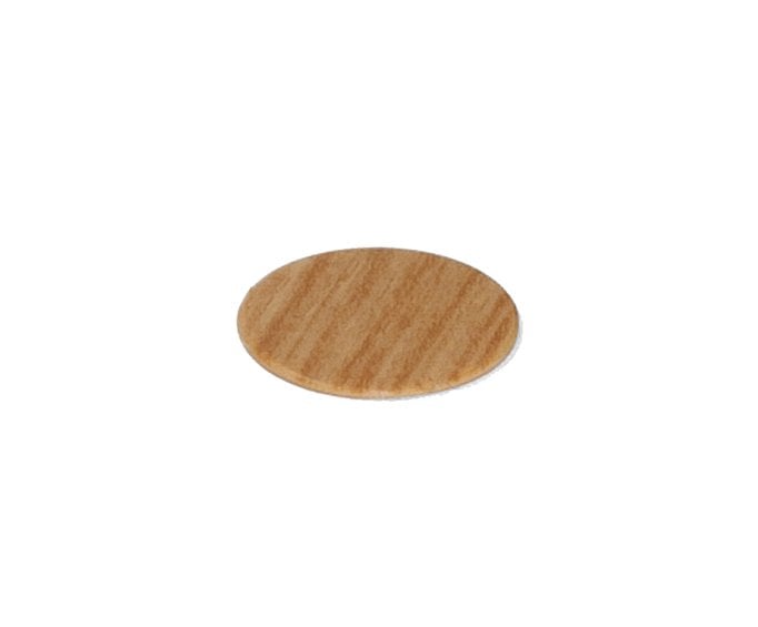 CACHE-VIS ADHÉSIF Ø 13 mm - Noyer foncé - planche de 20 pièces