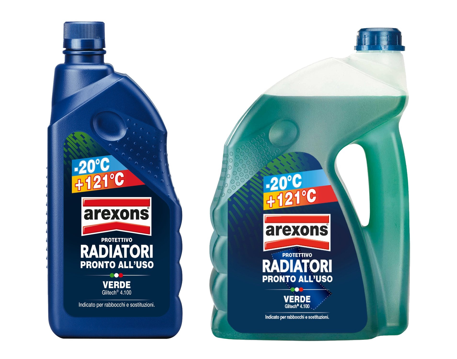 LIQUIDO RADIATORI PRONTO ALL'USO VERDE AREXONS 1 lt