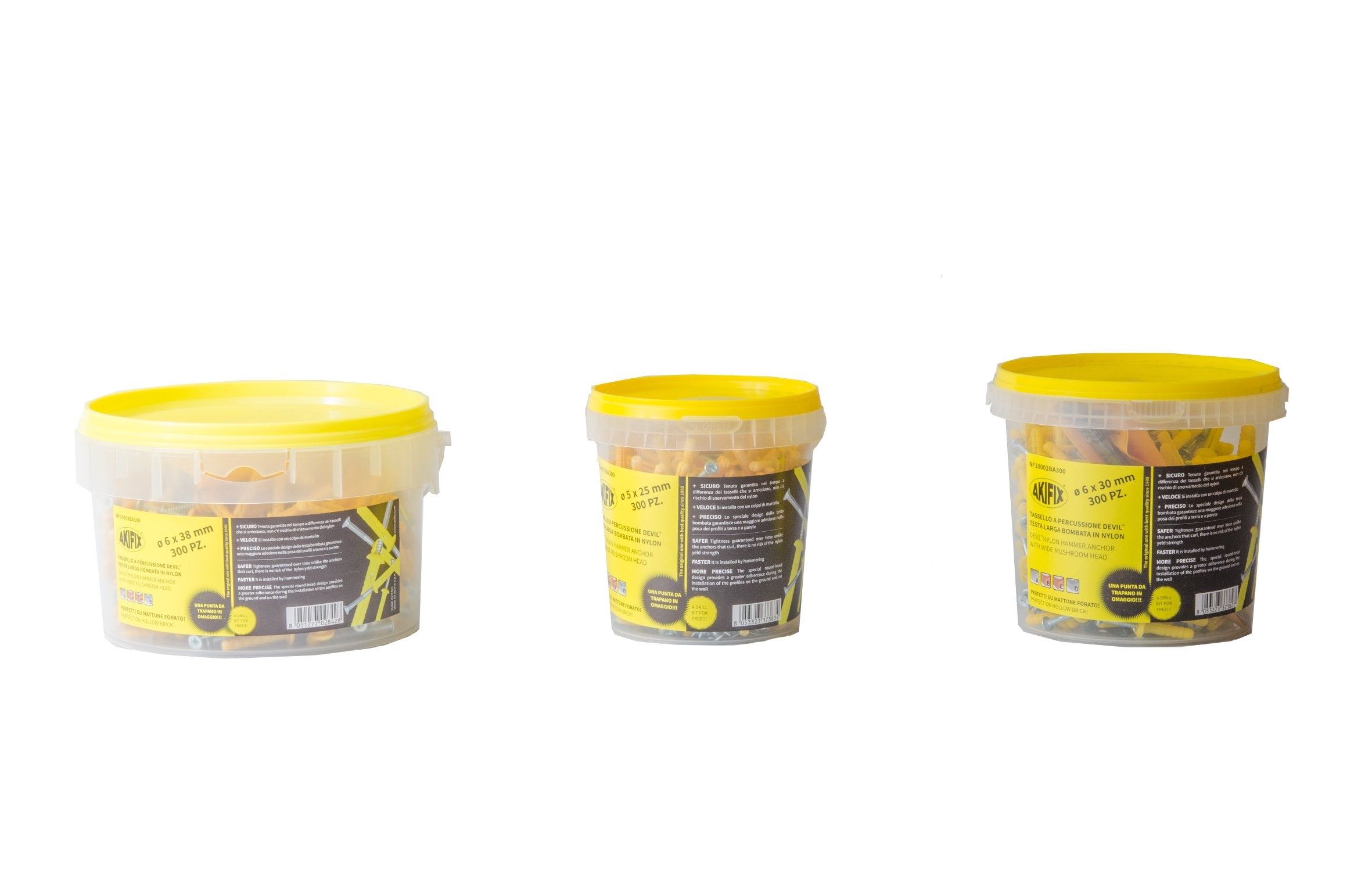 CHEVALET À FRAPPER DEVIL EN POT Ø 6x38 mm - Conditionnement 300 pièces