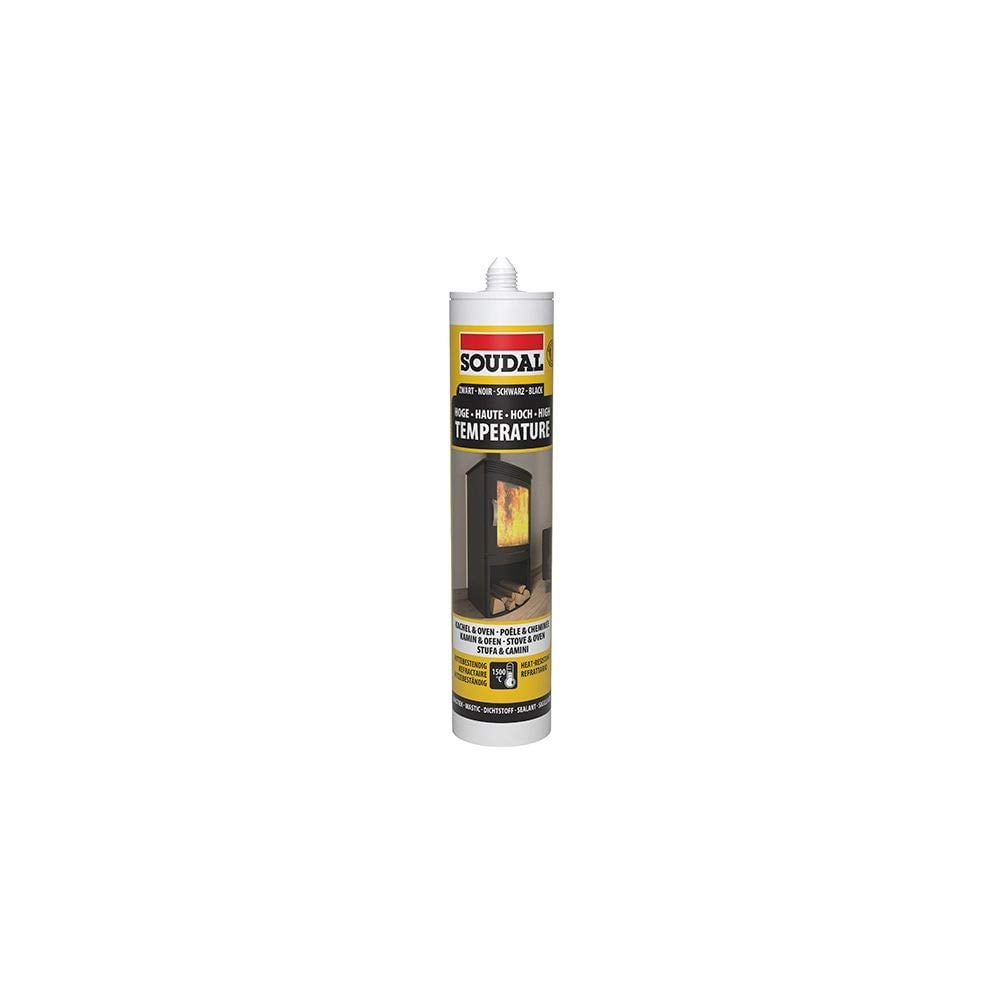 SILICONE ALTE TEMPERATURE SOUDAL 310 ml - Rosso