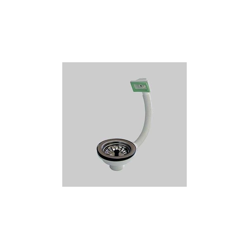 PILETTONE PER LAVELLO INOX CTP Ø 90 mm - Att. 1"1/2