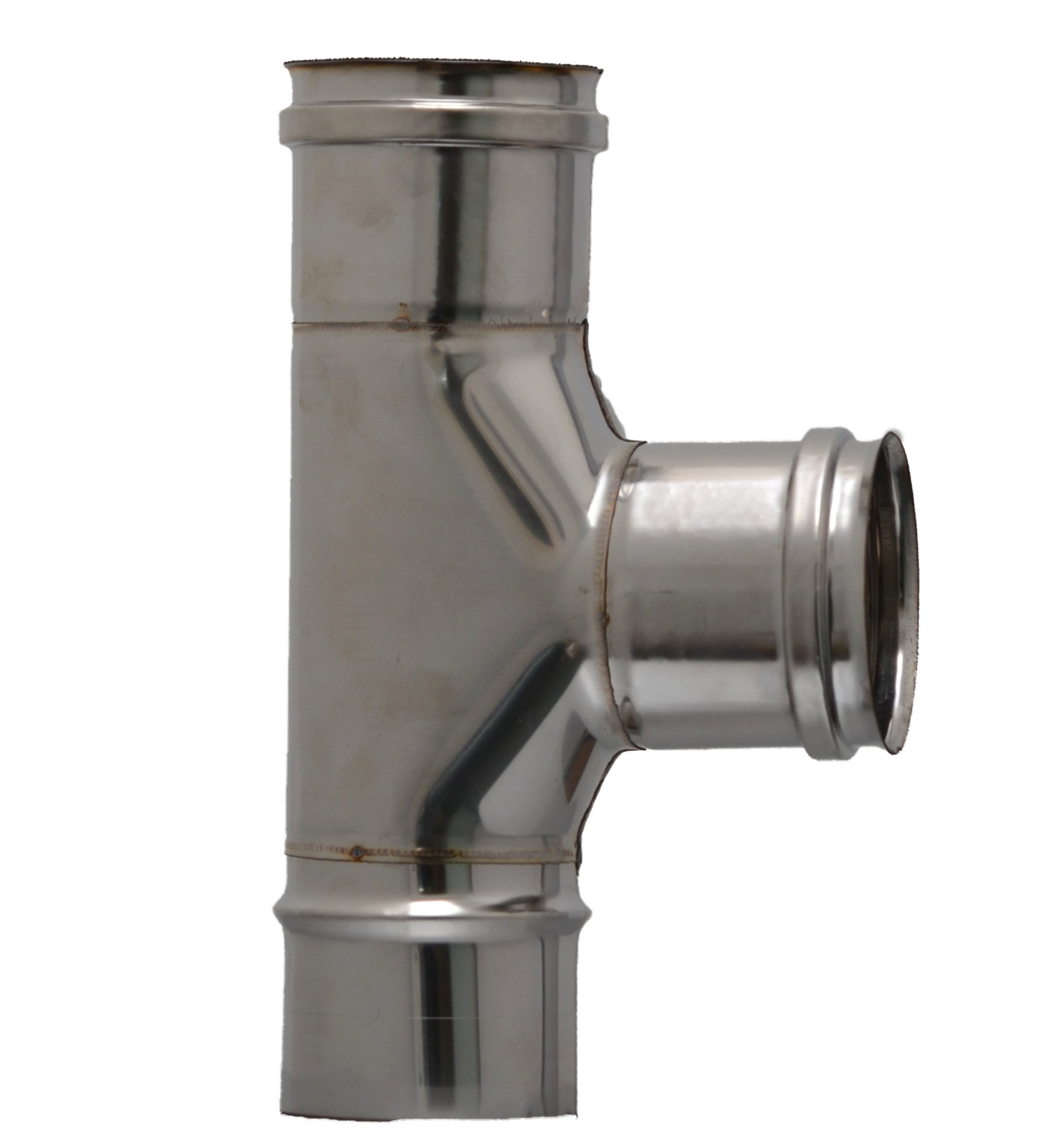 RACCORD EN T À 90° POUR CONDUITS DE FUMÉE MFF M/F/F Ø 80 mm