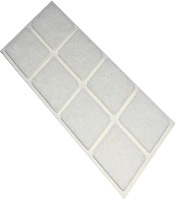 FELTRINI RETTANGOLARI  50x100 mm - Marrone - Blister 1 pezzo