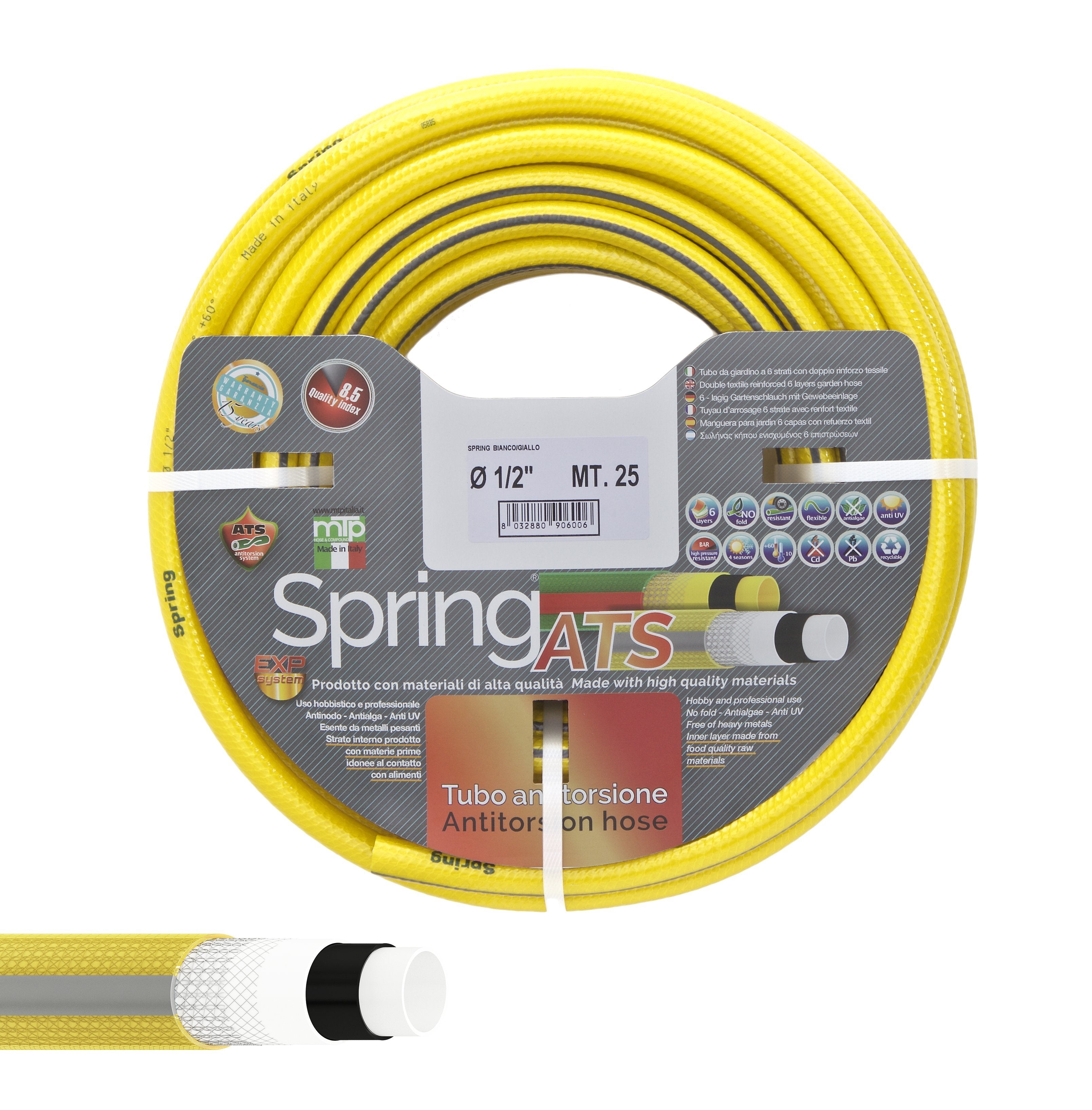 MAGLIERTES ROHR „SPRING ATS“ Ø 12,5 mm (1/2") x 15 m