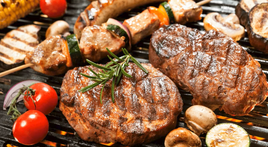 BARBECUE A CARBONELLA 'MIAMI' CARDINALE 43,7x44x71 h cm