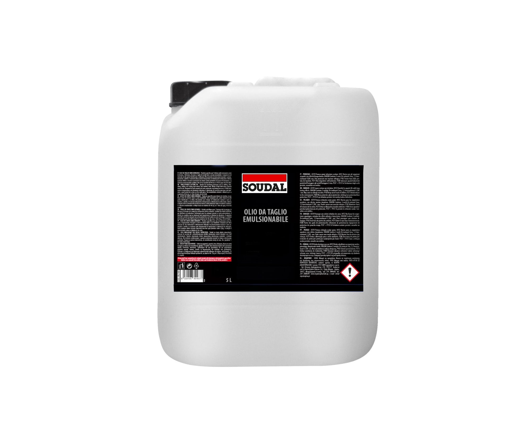 OLIO DA TAGLIO EMULSIONABILE SOUDAL 5 lt
