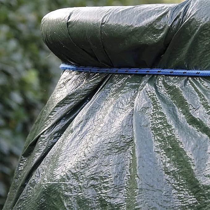 GEÖSTES PLANENGEWEBE KARMINROT 5x5 m