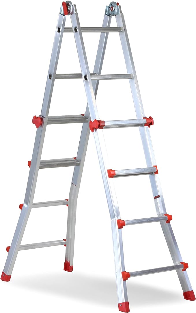 SCALA MULTIUSO 'SQUADRA PIU'' 5+5 gradini