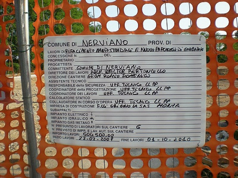 PANNEAU « PERMIS DE CONSTRUIRE » 60x80 cm