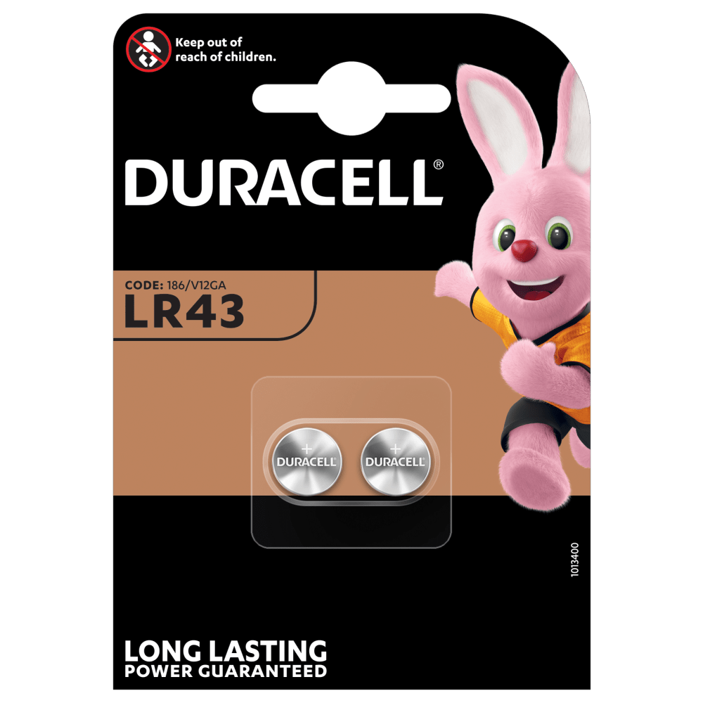 PILA PER L'ELETTRONICA 'LR43' Blister 2 pezzi