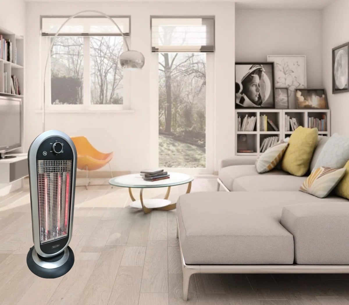 STUFA AL CARBONIO OSCILLANTE 1000 Watt
