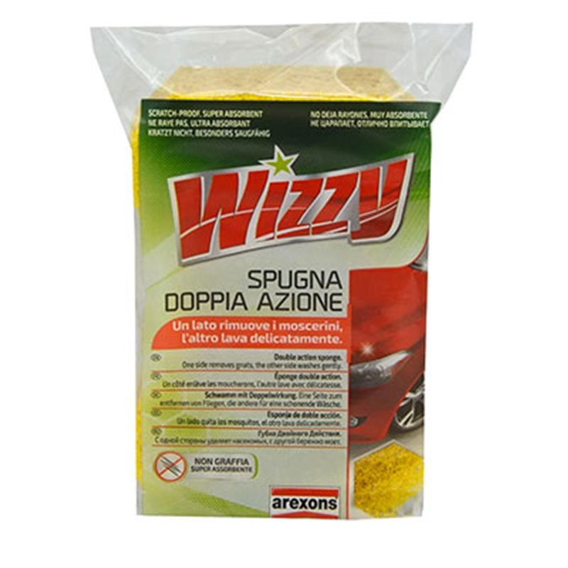DOPPELWIRKENDE WIZZY WASCHSCHWAMM AREXONS 17x11x7 cm