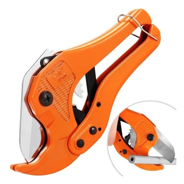 CESOIA TAGLIATUBI PVC A CRICCHETTO KENDO Ø 42 mm