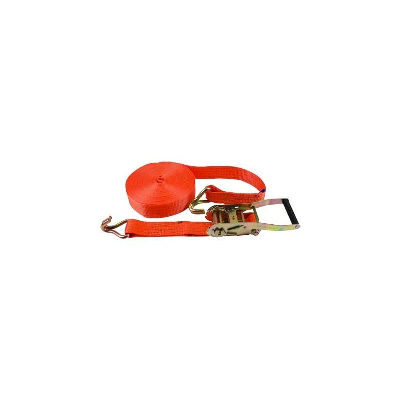 CINGHIA DI ANCORAGGIO CON CRICCHETTO G. SPONDA '50' 50 mm x 9 mt - Portata 1500 Kg