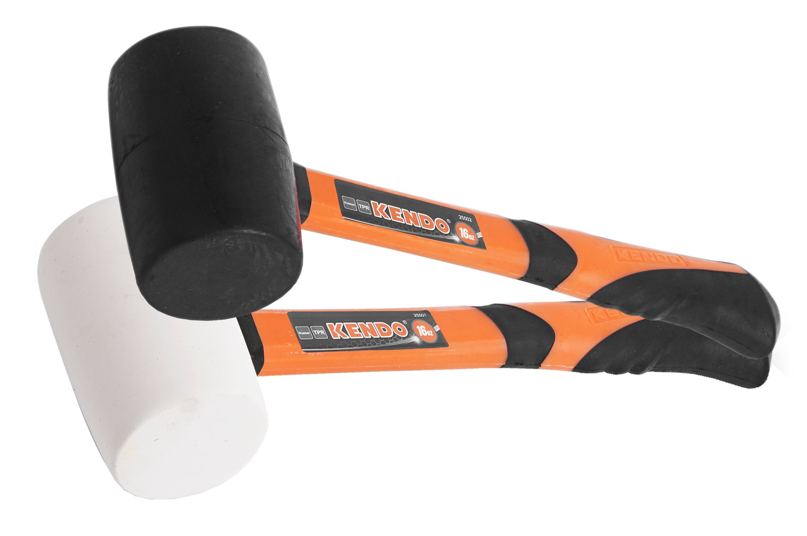 MAZZUOLA IN GOMMA M. FIBRA KENDO 450 gr - colore nero