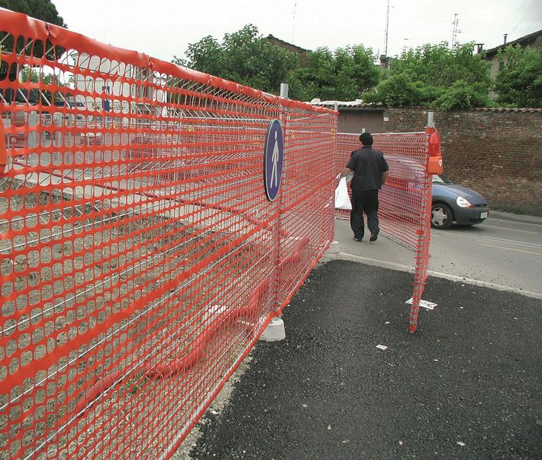 RETE DI DELIMITAZIONE CANTIERE LEGGERA 1,2x50 mt