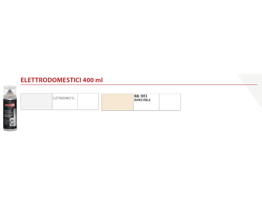 BOMBOLETTA SPRAY ACRILICO ELETTRODOMESTICI AMBROSOL 400 ml - Bianco