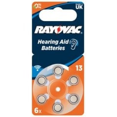 PILA PER ACUSTICA 'RAYOVAC 13' Blister 6 Pezzi